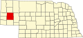 State map highlighting Morrill County