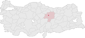 Sivas Turkey Provinces locator.gif