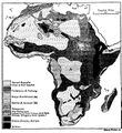 خريطة جيولوجية لأفريقيا في 1911