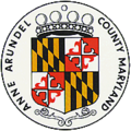 Seal of Anne Arundel County (1968–2016)