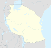 Tanzania UngujaUrbanWest location map.svg