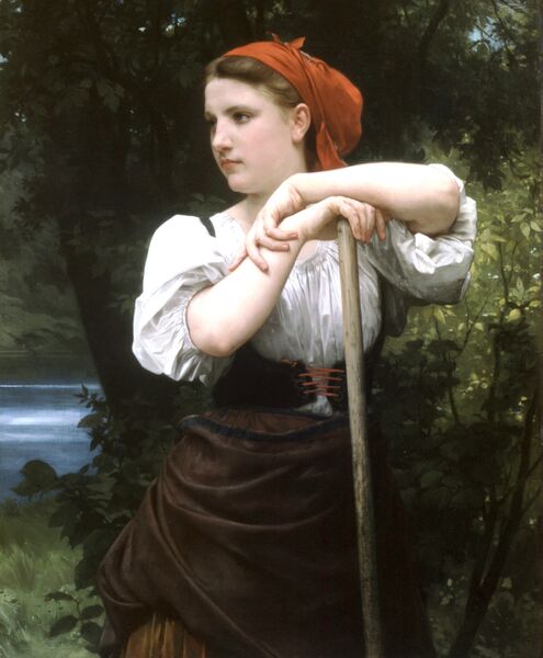 ملف:William-Adolphe Bouguereau (1825-1905) - The Haymaker (1869).jpg