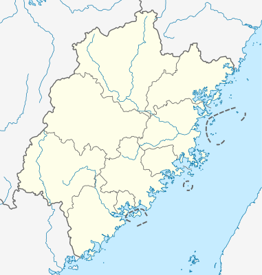 Location map China Fujian