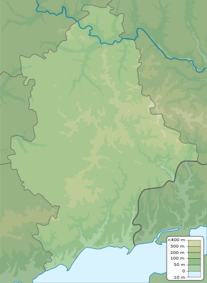 Donetsk province physical map.svg