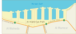 خريطة ميناء الحمرية