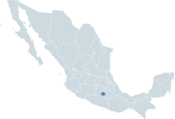 الموقع في المكسيك