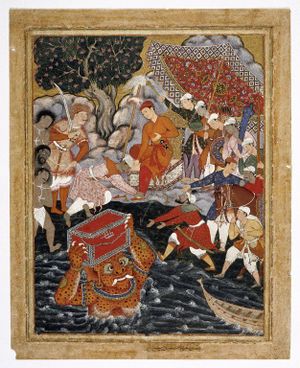 Brooklyn Museum - Arghan Div Brings the Chest of Armor to Hamza.jpg
