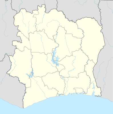 Location map Ivory Coast