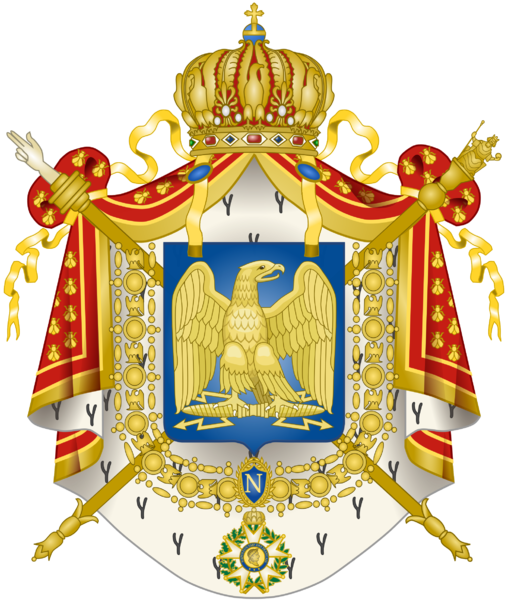 ملف:Imperial Coat of arms of France (1852–1870).png