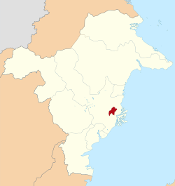 Location within East Kalimantan