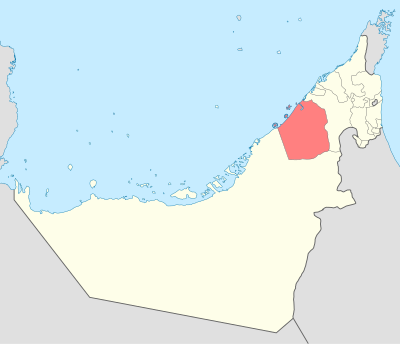 Location map Dubai