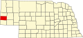 State map highlighting Banner County