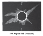 1868年の皆既日食