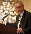 Bolden speaking at an AAIA-WIA luncheon.