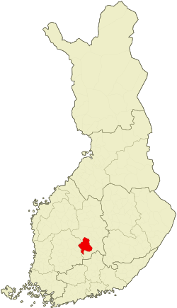 موقع يامسا في فنلندا