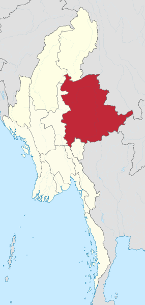 ملف:Shan State in Myanmar.svg