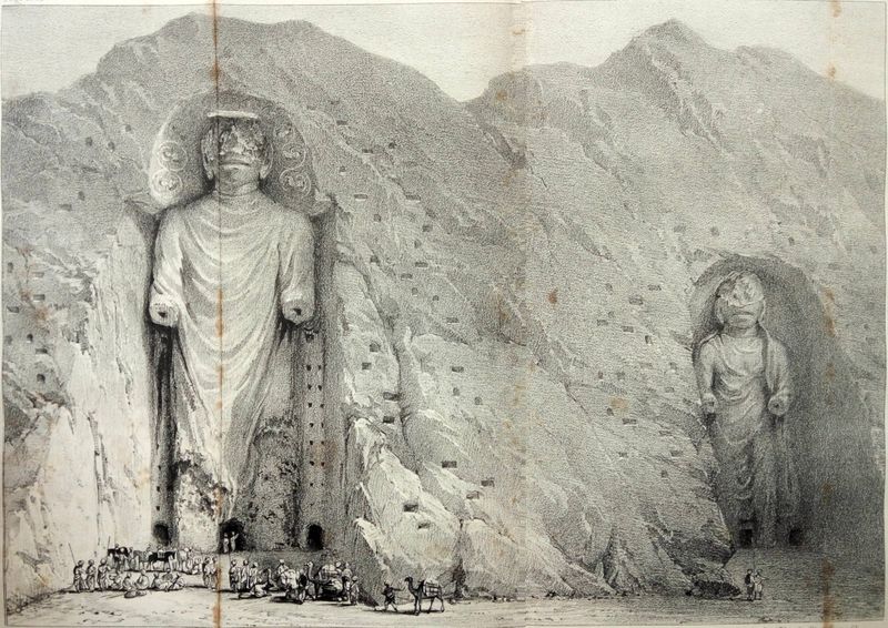 ملف:Bamiyan Buddhas Burnes.jpg