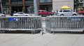 Pedestrian barricade photo