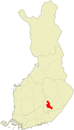 موقع ميكيلي في فنلندا