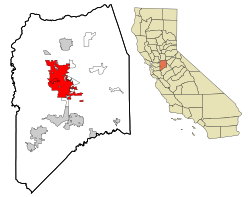Location in San Joaquin County and the State of California