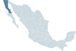 الموقع ضمن المكسيك