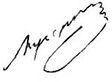 Mussorgksy's signature