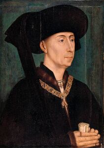 فيليب الصالح في حوالي عام 1450، بريشة روگير ڤان دِر ڤـِيـْدن
