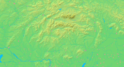 Location of Greater Fatra Range in Slovakia