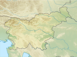 Location map/data/Slovenia is located in سلوڤينيا