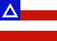 An alternative design for the flag of Bahia, commonly used during the times of the First Republic (1889–1930).