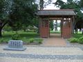 Kasuga stone lantern presented in 1997 to Nara sister city, Canberra, Australian Capital Territory
