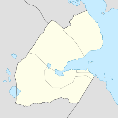 Location map Djibouti