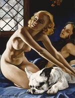 الفرنسي پيكابيا. «المرأة والبولدوگ» (1942)