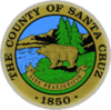 الختم الرسمي لـ Santa Cruz County, California