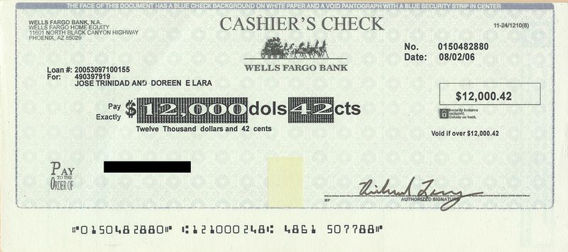 ملف:Well's fargo counterfit cashier's check.jpg
