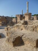Colour photograph of the remains of Ancient Carthage
