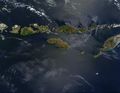 جزر سوندا الصغرى وتظهر فلوريس في جهة اليمين