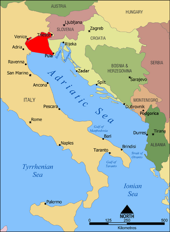 Mapa - Adriatic Sea map - Gulf of Venice.PNG