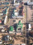 Center of Ulan-Ude from a bird's eye view