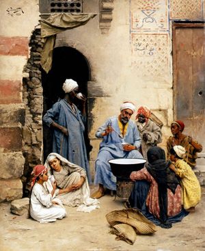 Ludwig Deutsch - The Sahleb Vendor Cairo, 1886.jpg