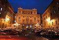 The Pontifical Gregorian University at night