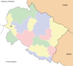 خريطة أوتاراخند