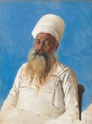 كاهن پارسي (مصلح النار). بومباي، 1874-1876