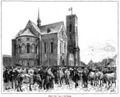 Market day on the market square in Ribe in Jutland, 1897-98