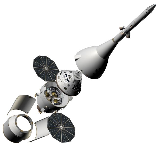 ملف:Orion spacecraft launch configuration (2009 revision).jpg