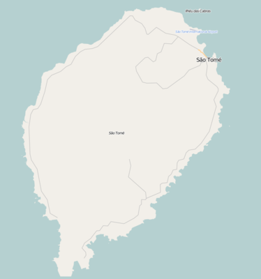 Location map Sao Tome