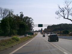 BR-381 in the state of Minas Gerais