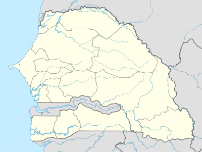 Location map Senegal
