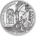 Austrian commemorative coin featuring Hercules.