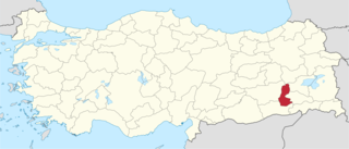 موقع محافظة بطمان في تركيا